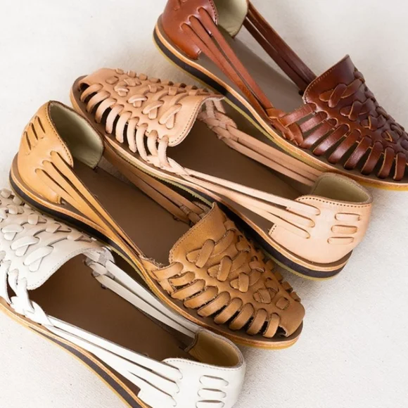 Nisolo Women's Desert Rose Tan Flats & Loafers - Picture 2 of 3